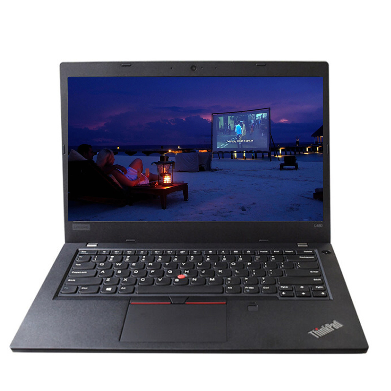 联想（Lenovo） ThinkPad L480-324 笔记本电脑 Intel酷睿I7-8550U 1.8GHz四核 8G-DDR4 128G固态+1T硬盘 2G独显 无光驱 DOS 14寸 含包鼠 一年保修 黑色