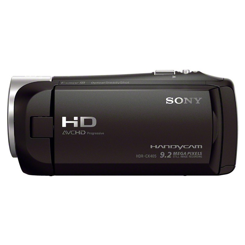 索尼（SONY）HDR-CX405 摄像机 2.7英寸显示屏 920万像素 自动/手动对焦 30倍光学变焦 无内置存储 160分钟续航时间 一年保修 黑色 通用摄像机