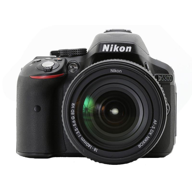 尼康（Nikon）D5300 单反套机 CMOS全画幅传感器 3.2英寸显示屏 配AF-S 18-140mmf/3.5-5.6G ED VR镜头 黑色