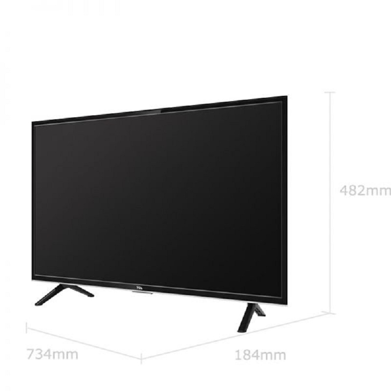 TCL Y32F1B 32英寸窄边框2K蓝光LED液晶电视机 不支持网络连接 1920*1080分辨率 LED显示屏 二级能效 配底座