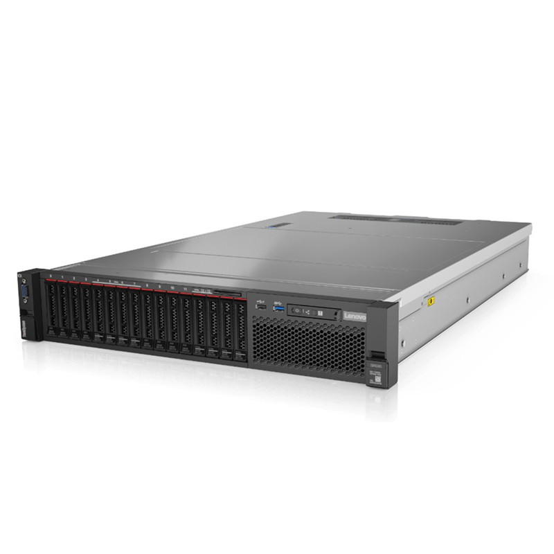 联想(Lenovo) SR590 2U双路机架式服务器 2*Intel至强4114 2.2GHz 十核/2*16G-DDR4/8*6T SATA 硬盘/RAID 530-8i/2*750W/三年保修