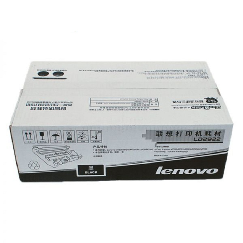 联想（Lenovo）LD2922 黑色硒鼓 12000页打印量 适用机型：M7205/M7205/M7260/M7250N 单支装