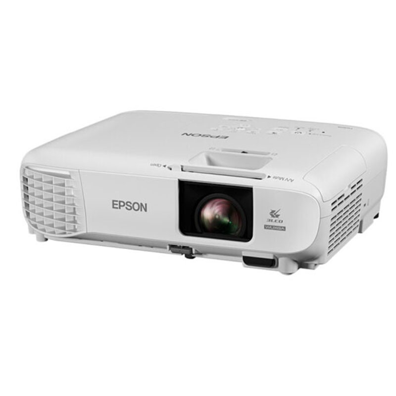 爱普生（EPSON）CB-S05 投影仪 3200流明 3LCD显示技术 手动变焦 800*600dpi 最高350英寸显示 整机两年保修 灯泡半年保修