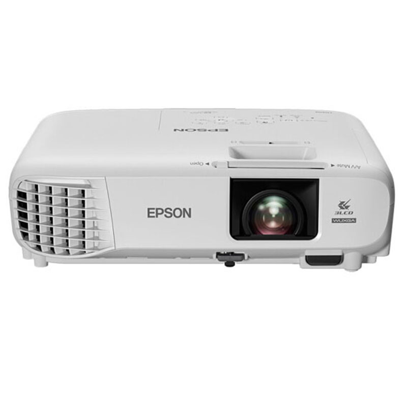 爱普生（EPSON）CB-S05 投影仪 3200流明 3LCD显示技术 手动变焦 800*600dpi 最高350英寸显示 整机两年保修 灯泡半年保修