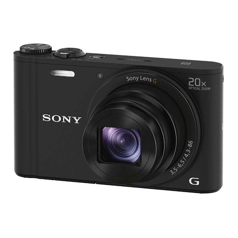 索尼（SONY） DSC-WX350 便携数码相机/照相机 黑色（约1820万有效像素 20倍光学变焦 Wi-Fi遥控）