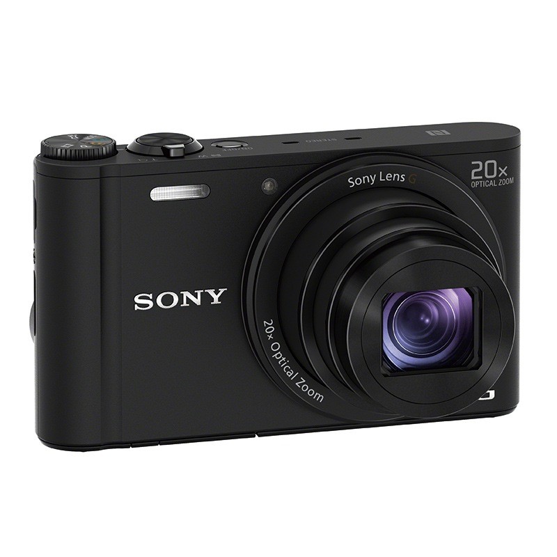 索尼（SONY） DSC-WX350 便携数码相机/照相机 黑色（约1820万有效像素 20倍光学变焦 Wi-Fi遥控）