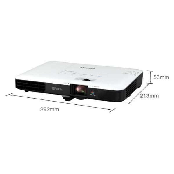 爱普生（EPSON）CB-1780W 便携投影仪 投影机办公（高清宽屏 3000流明 1.2倍变焦 超薄）