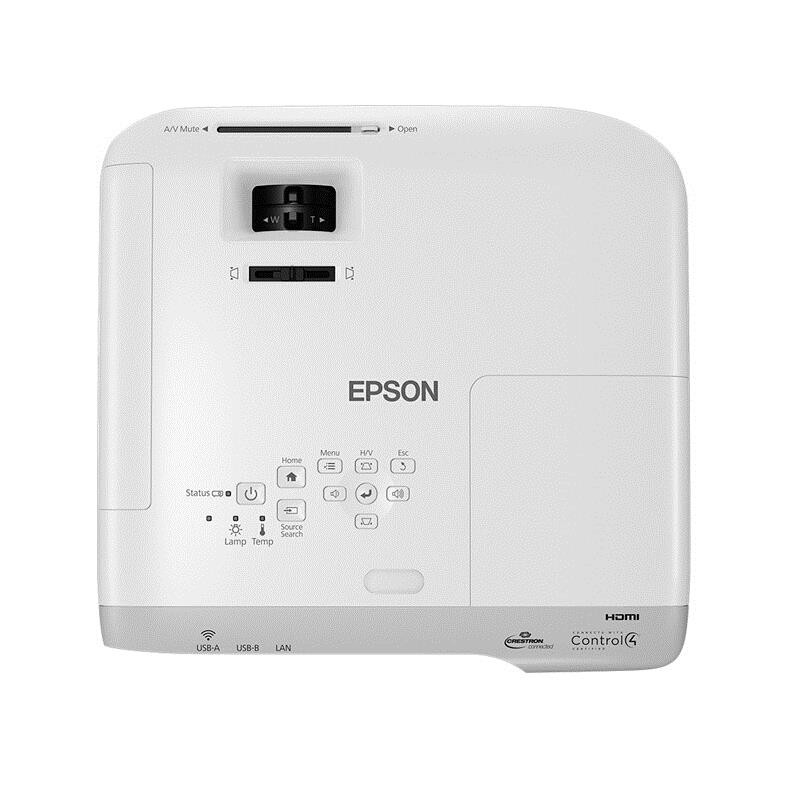 爱普生（EPSON）CB-109W 投影仪 4000流明 3LCD显示技术 手动变焦 1280*800dpi 