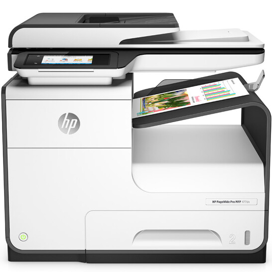 惠普（HP）PageWide Pro MFP 477dn 高速页宽多功能一体机 