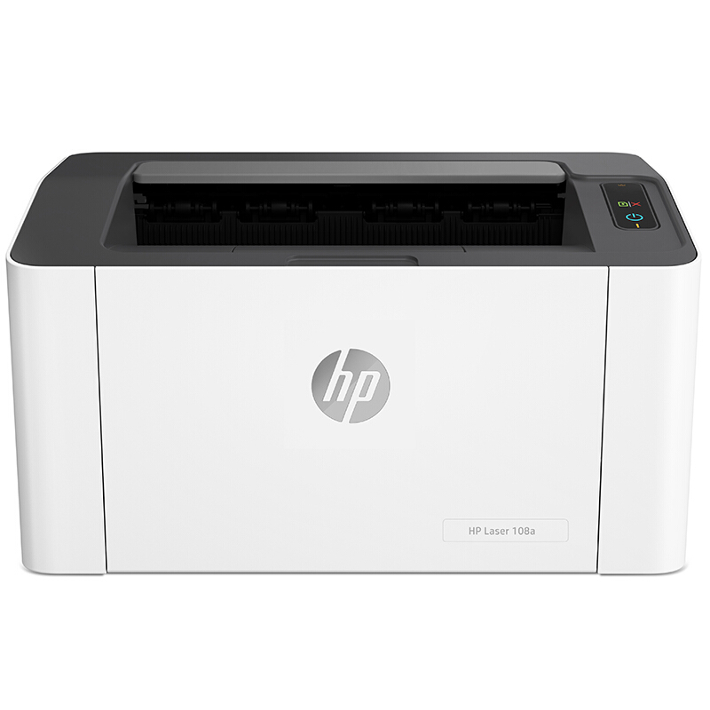 惠普（HP）Laser 108a A4幅面黑白激光打印机 USB连接打印 20页/分钟 手动双面打印 适用耗材：HP 110A 一年保修