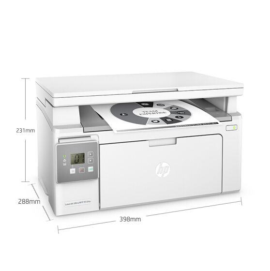 惠普（HP）LaserJet Ultra MFP M134a 黑白多功能一体机（打印 复印 扫描） 