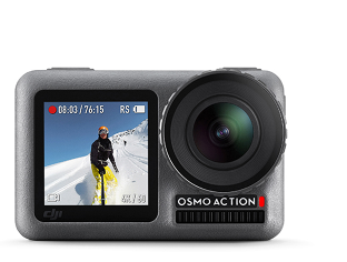 DJI 大疆 Osmo Action 灵眸运动相机 双彩屏 超强增稳 超清画质 裸机防水